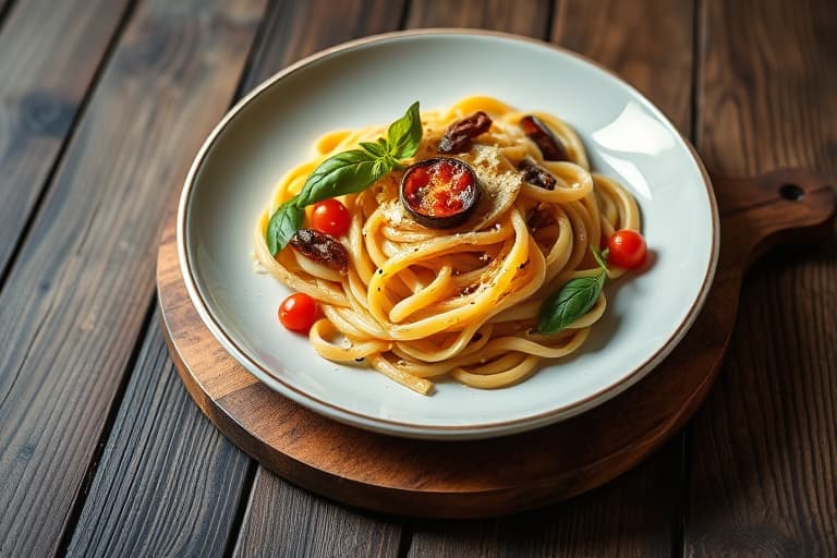 Kald pastasalat med kjøleskapstemperatur