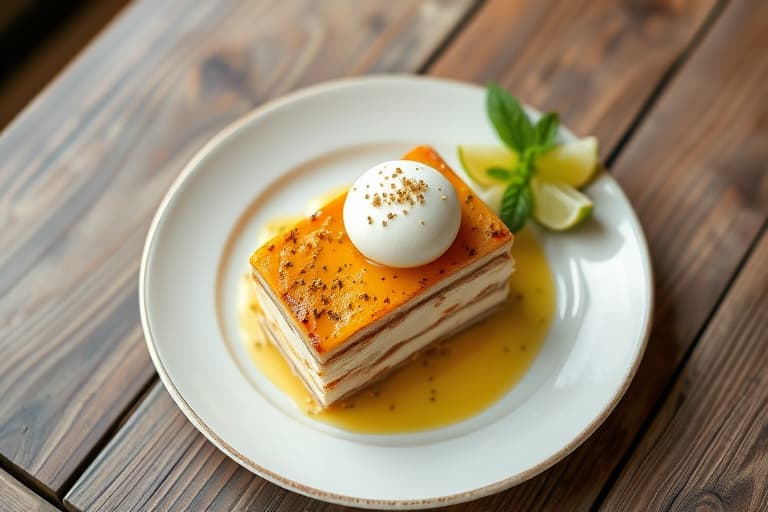 Lime-, ingefær- og mascarponekake