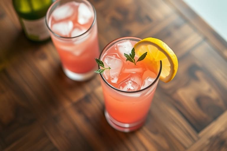 Pink Lemonade Champagne Punch