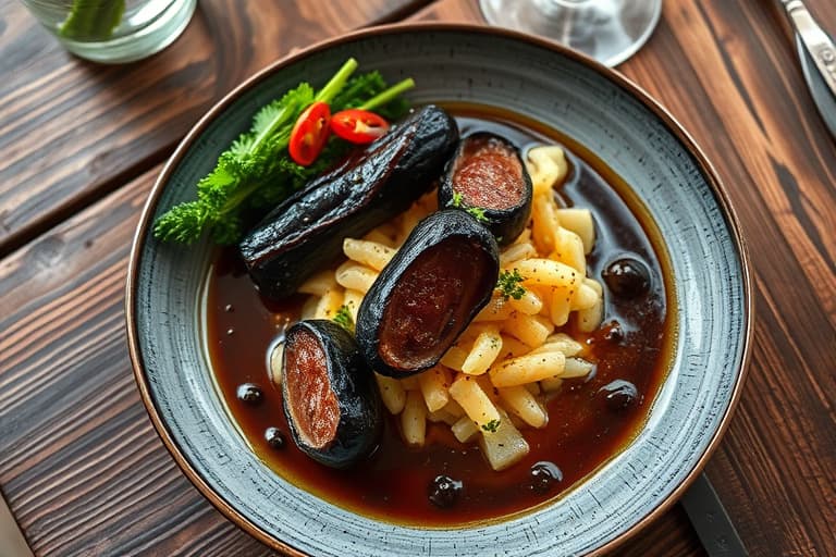 Raskt svarte bønner med ris