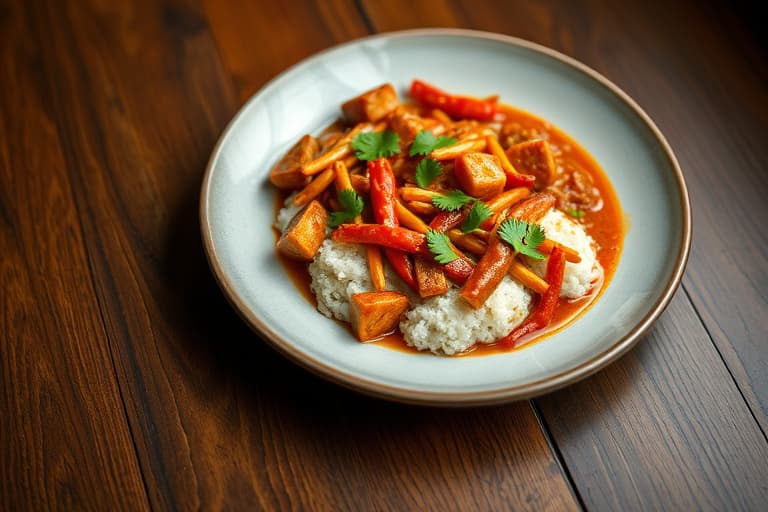 Singapore-inspirerte chili-kreps