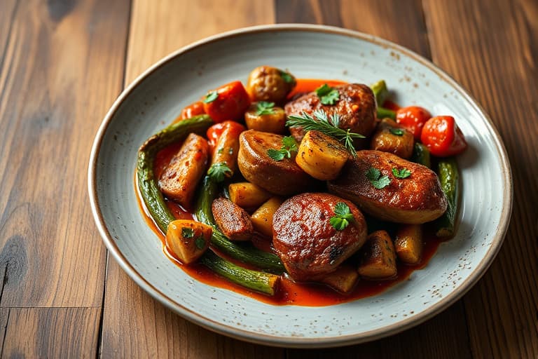 Stekt kylling cacciatore