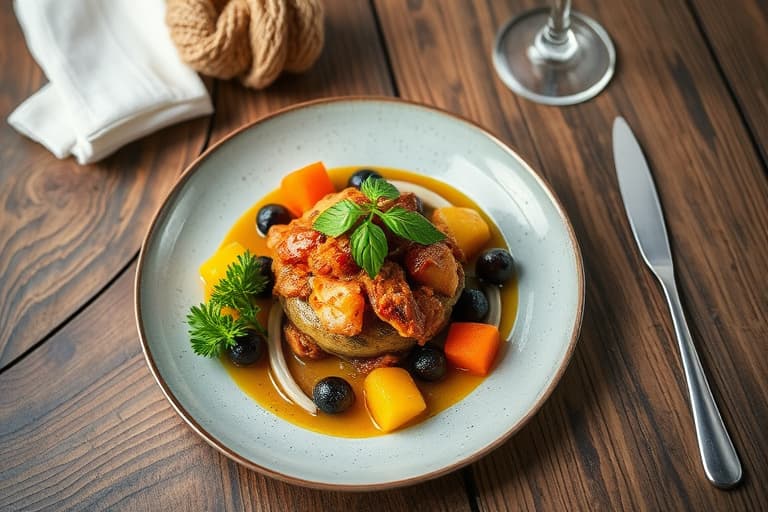 Potet- og tørket sopprateng