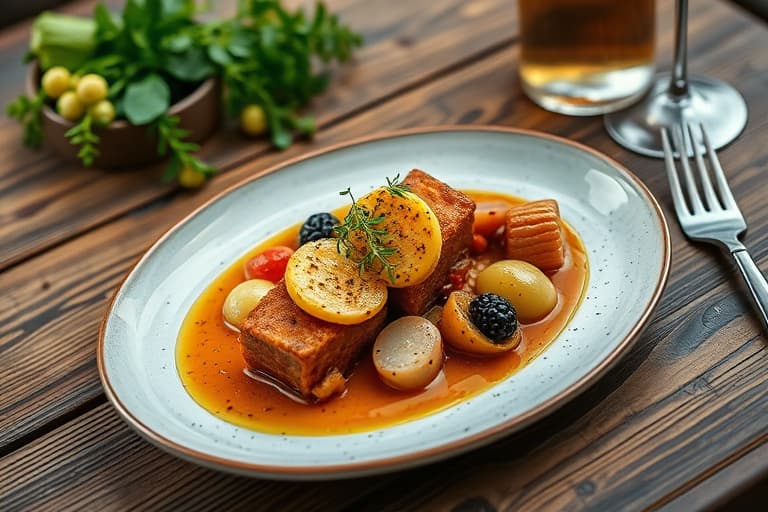 Kyllingfrikassé med moreller og Vin Jaune