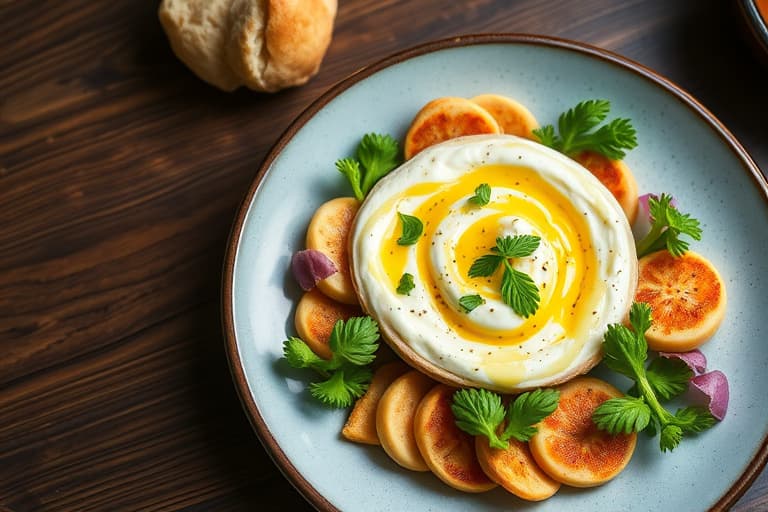 Lemony kremost- og frukt-dip