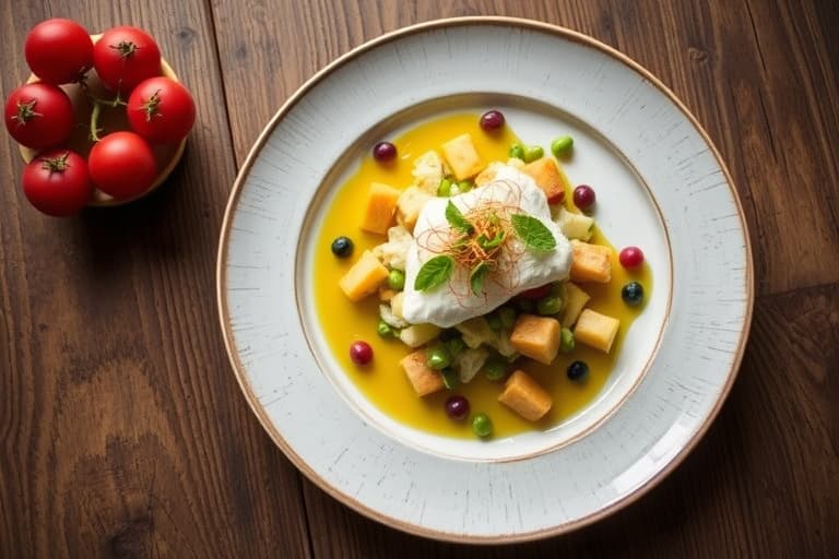 Meyer-sitronsmør, olivenolje og honning-chedvrekrem