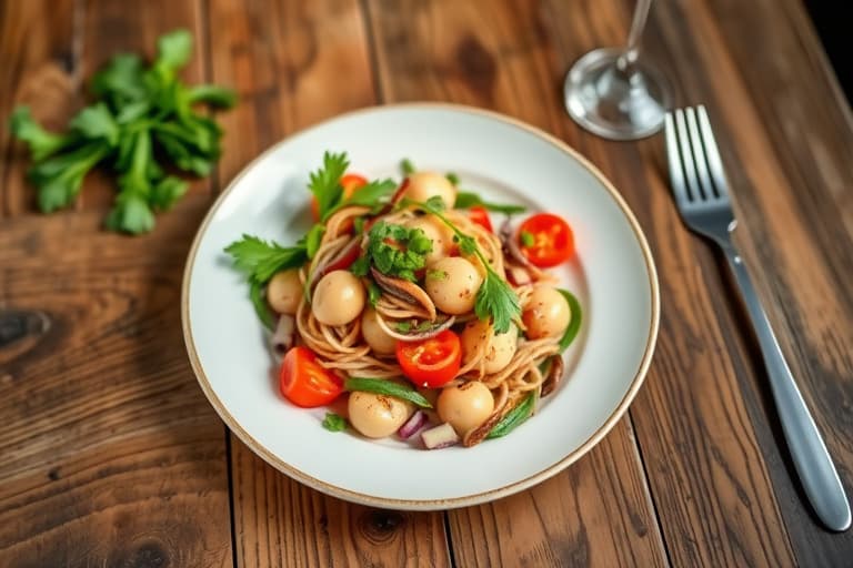 En enkel varm spinatsalat