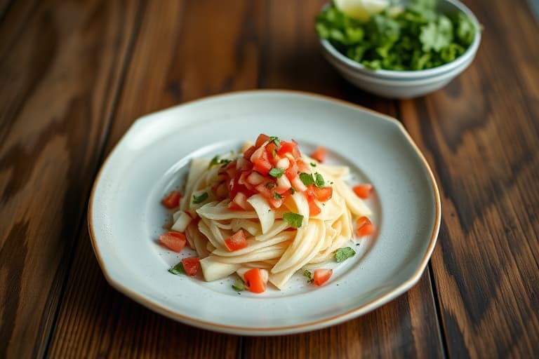 Svidd mais og jicama pico de gallo