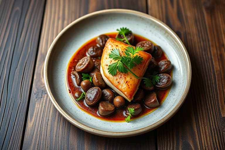 Espresso, koriander, brunt sukker, oksefilet