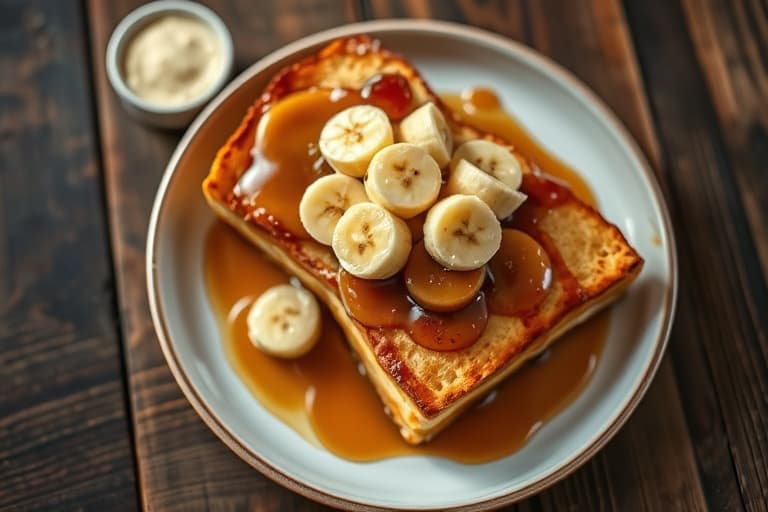 Bananas Foster French Toast Bake