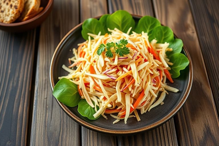 Papajoes coleslaw til BBQ-sandwicher (Sandwicher for vanlige folk)