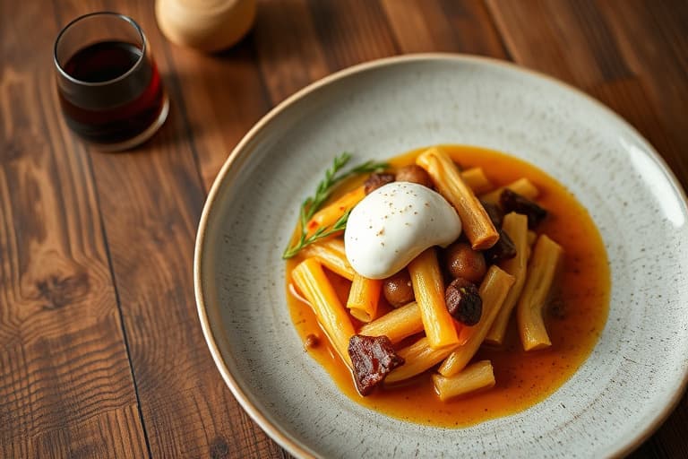 Honning- og mandelstekt asparges med fetaost forrett