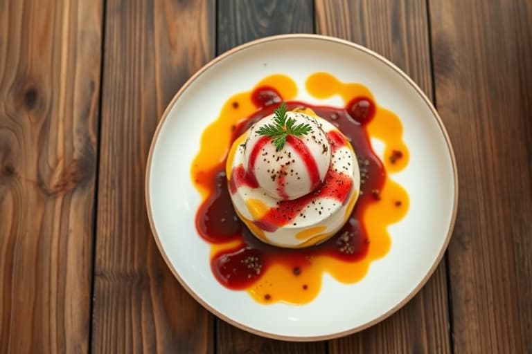 Honning-ingefær-ploemsundae