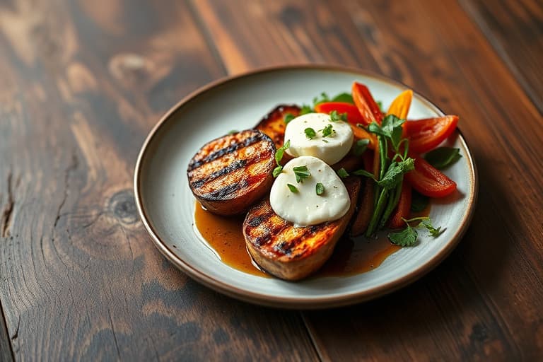 Grillede rødbeter med fetaost