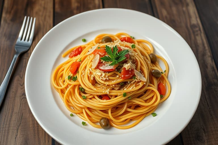 Kreolsk kylling- og pølsespaghetti