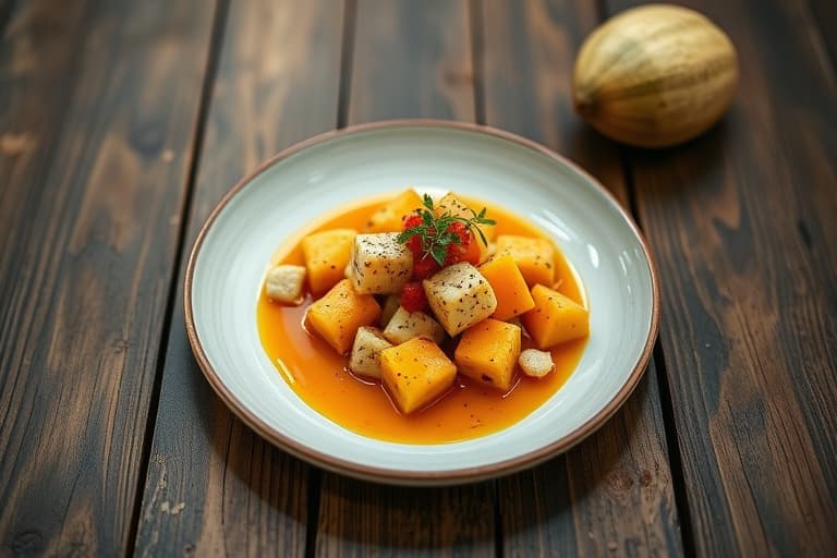 Himmelsk honningmelonsaft