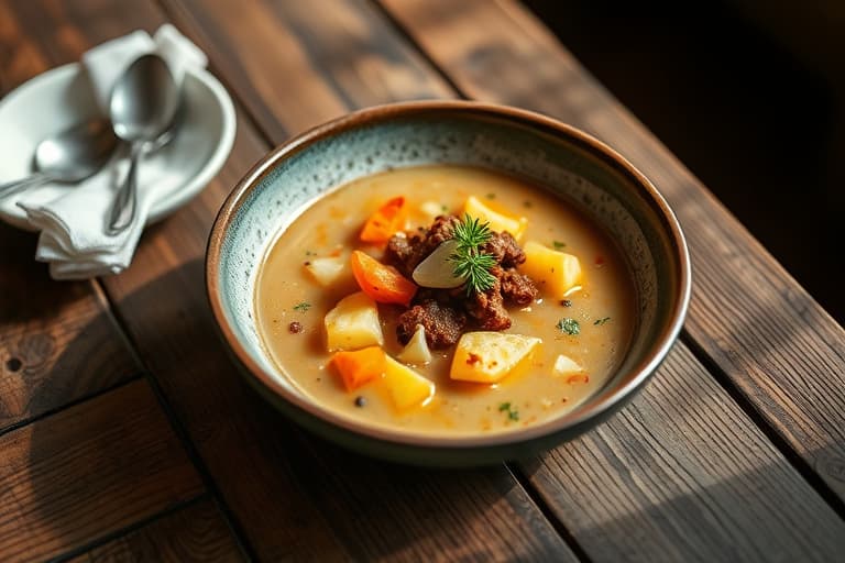 Kokosnakkesuppe med kylling