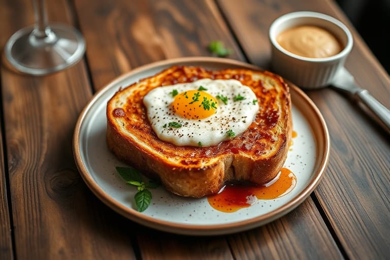 Vanilje- og mandelduftende krydret fransk toast