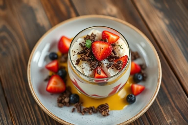 Peanøttsmørparfait