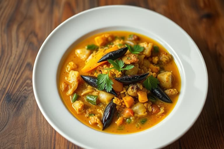 Vankaya Pulusu Pachadi (Andhra søt og sur auberginegryte)