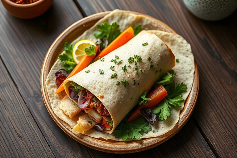 Sprøtt brunch-wrap