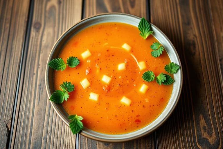 Fersk vannmelon gazpacho