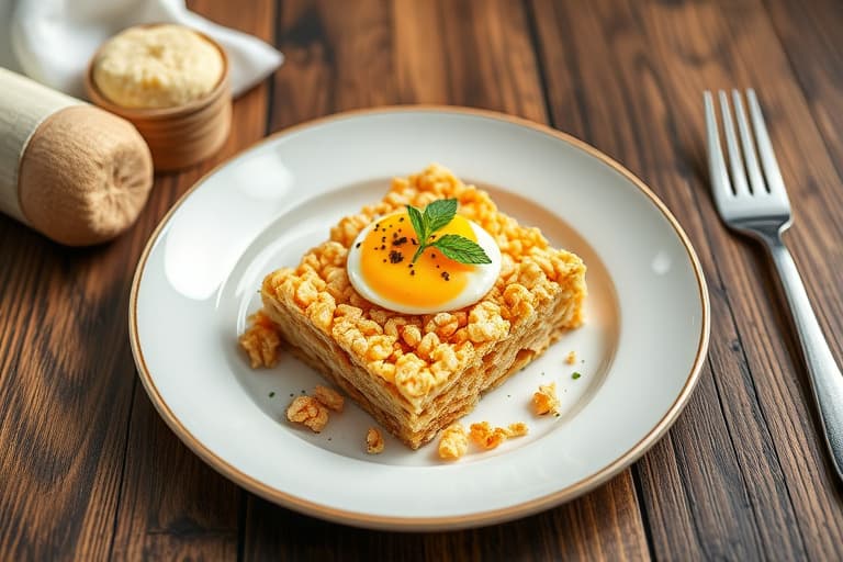Peanøttsmør Rice Krispies®-kaker med egg
