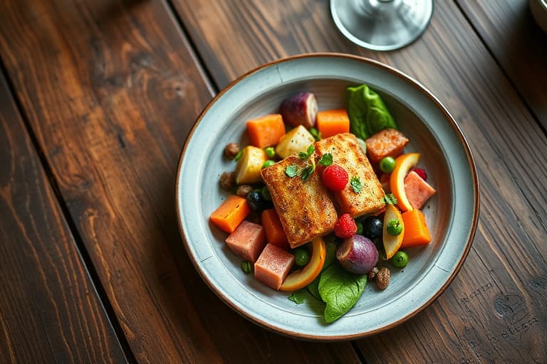 Sprø erte- og vannkrekksalat