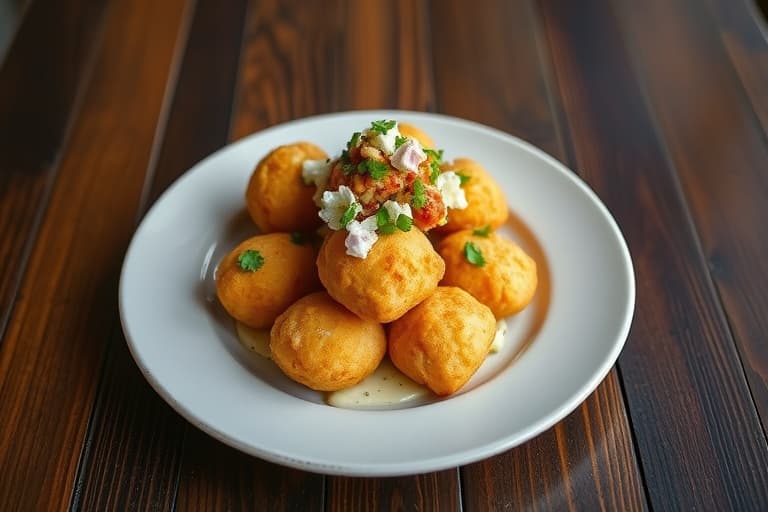Jillenas Crab Hush Puppies
