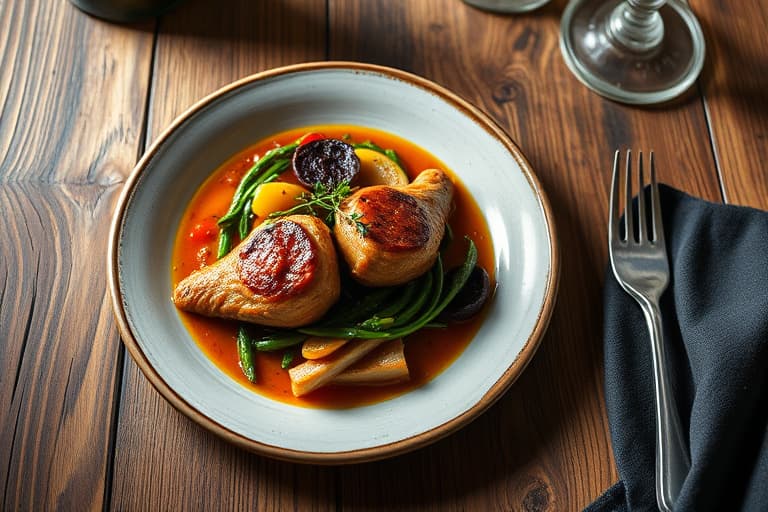 Cotechino og braserte bønner