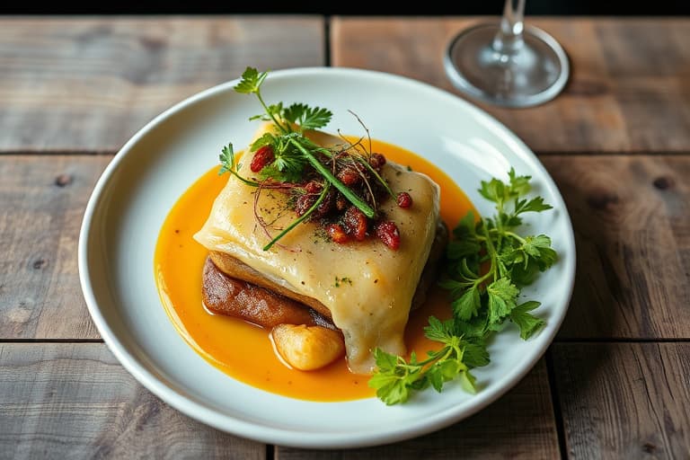 Epleglasert svinenakke med mørbrad