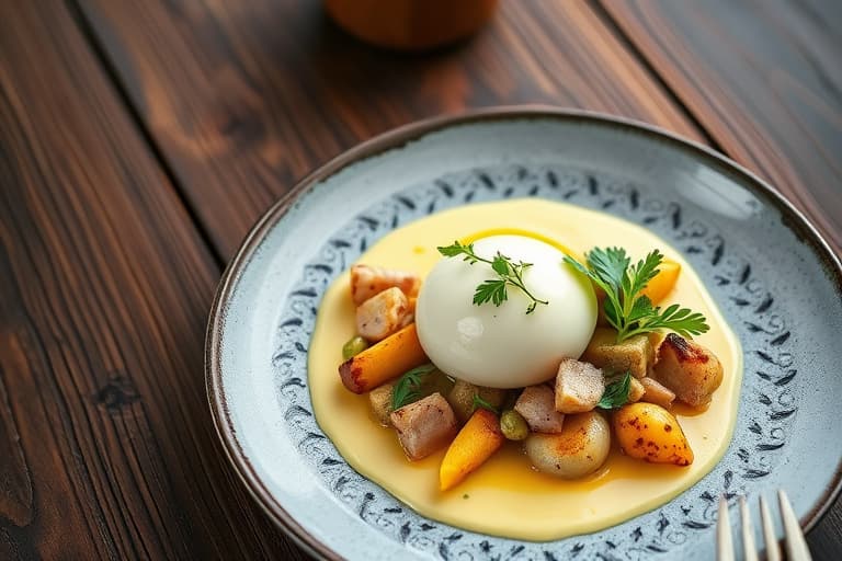 Indisk-inspirert maiskolbe i løk- og yoghurtsaus