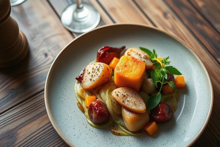 Pauls eple-, lam- og linsegryte