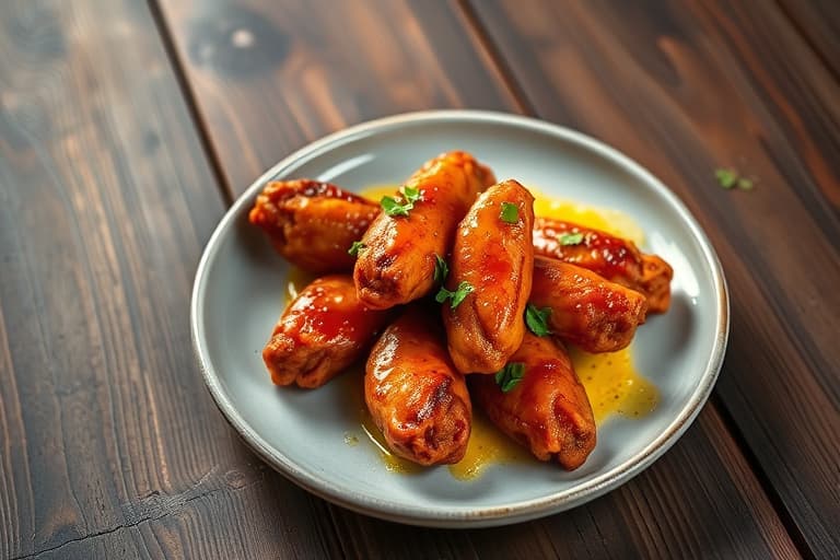 Smørstekte hot wings