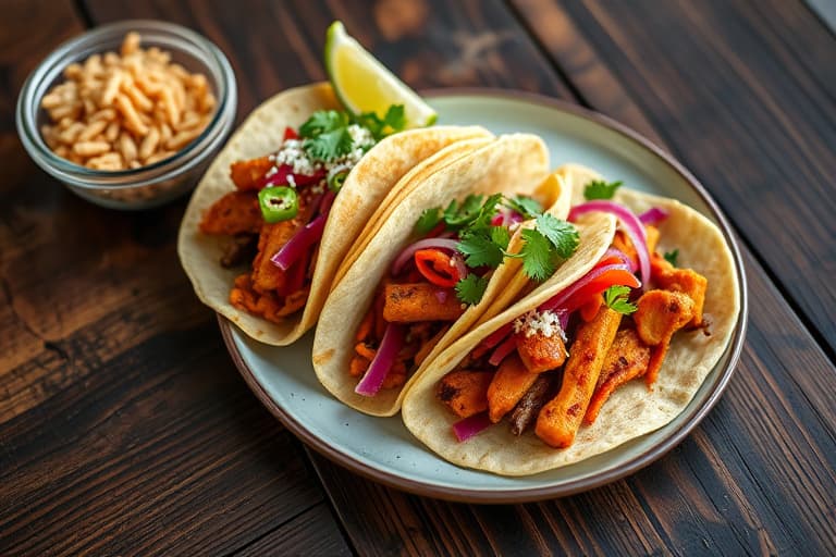 Enkle Tex-Mex kylling-tacos