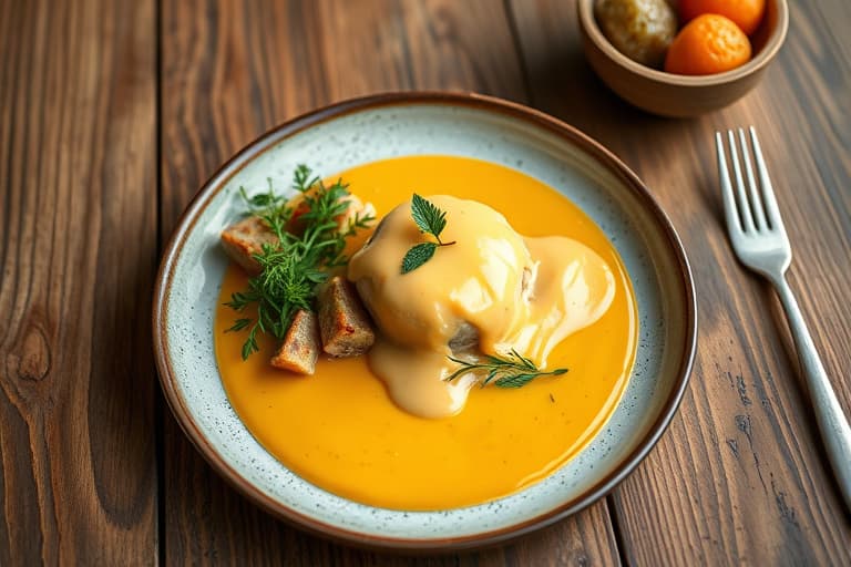 Oransje hollandaisesaus