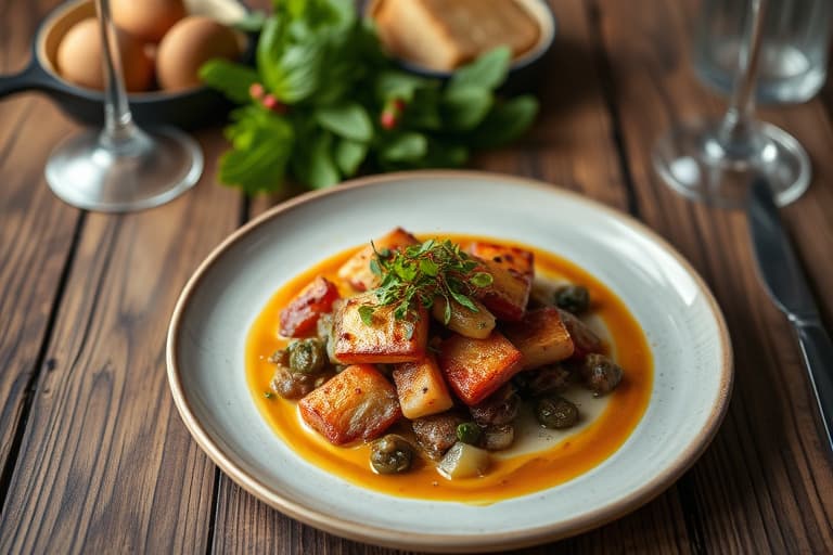 Kirsebær- og nøttesnøskake