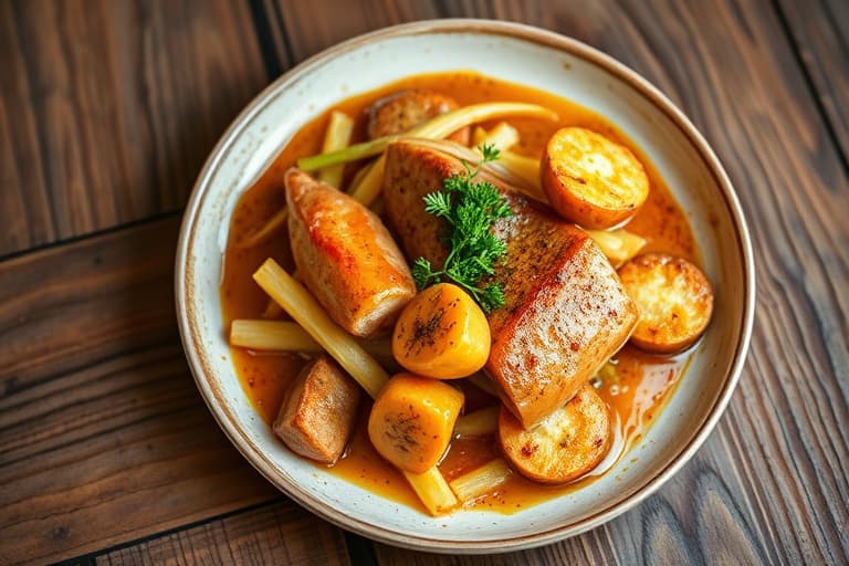 Stekepanne av støpejern med rømme-maisbrød