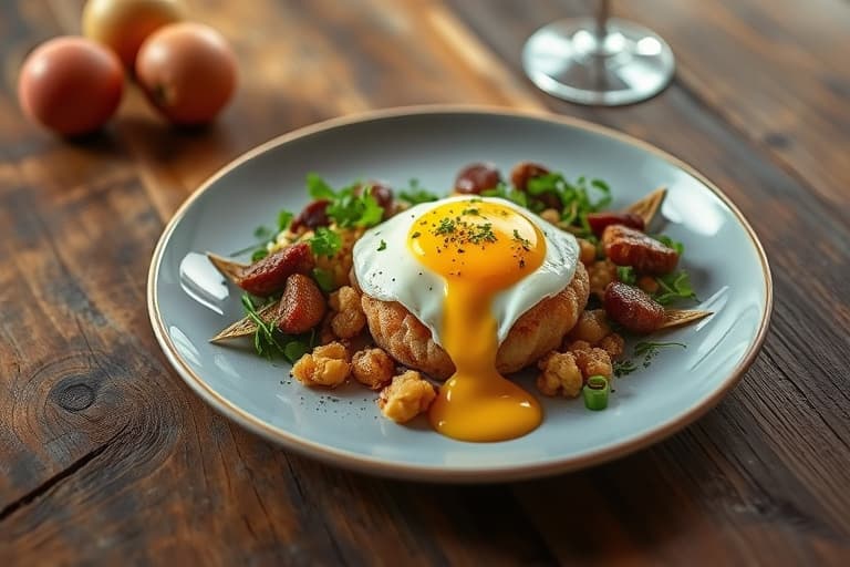 Rør egg, ost og avokadotortillabolle