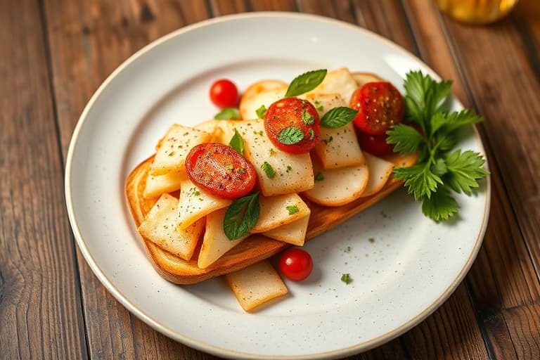 Spansk hvitløksbaguette