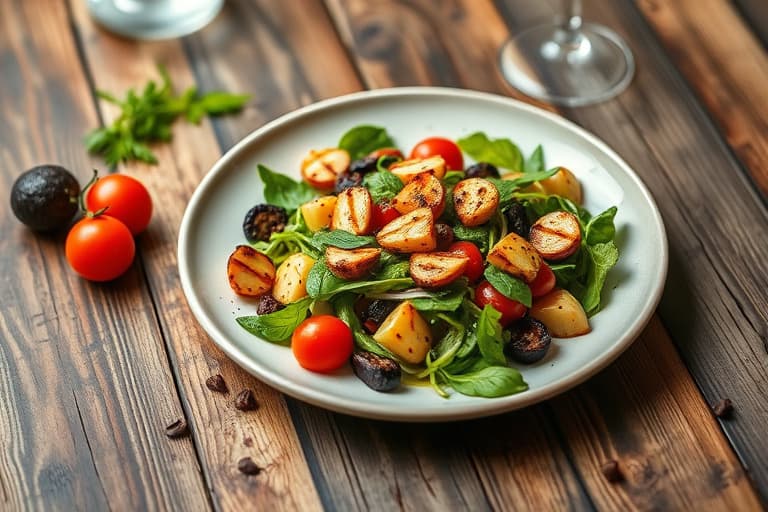 Sommerens salat med grillede maiskolber