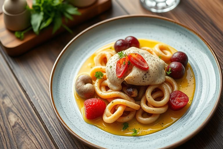 Jordbær- og blåbærhavregrøt med helseshake