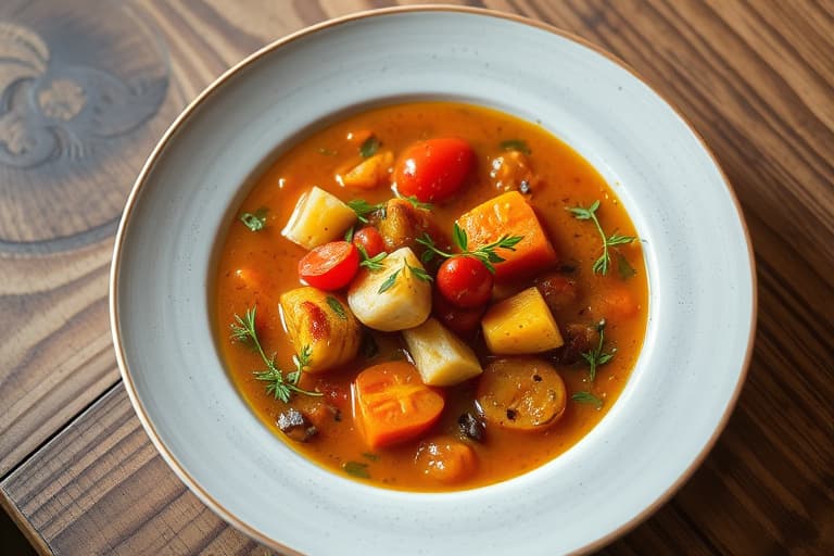 Toscansk tomat- og artisjokksuppe