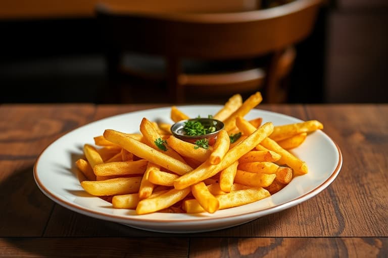 Krydrede Old Bay®-tynne pommes frites