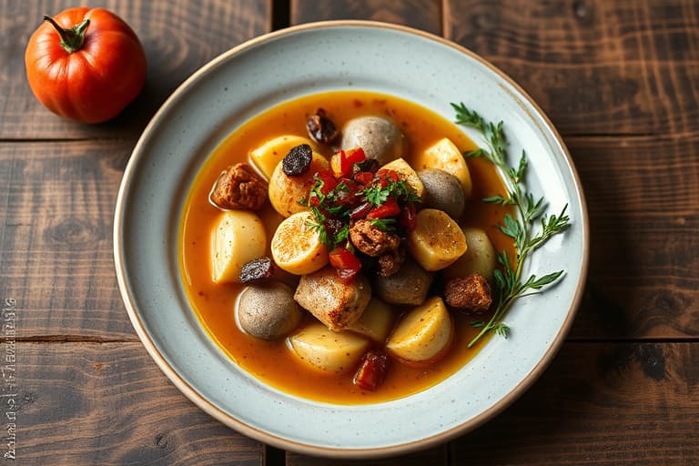 Sirkelfrestet søtpotet med brunet smør og salvie