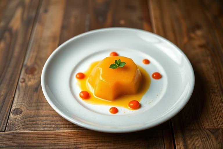 Cantaloupe Cayenne-sorbet