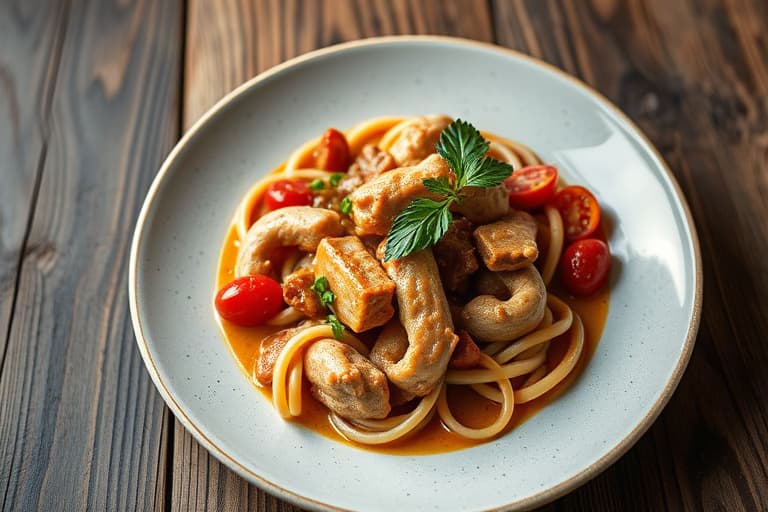 Brasiliansk kyllingstroganoff