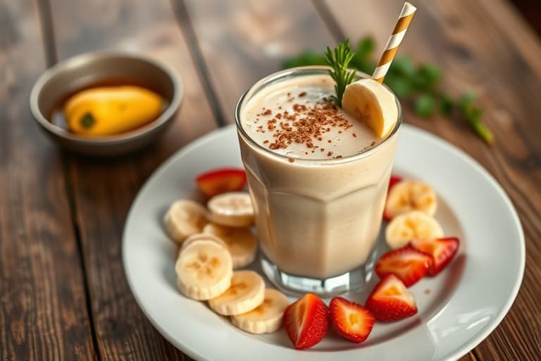 Jordbær- og banansmoothie fra Reddi-wip®