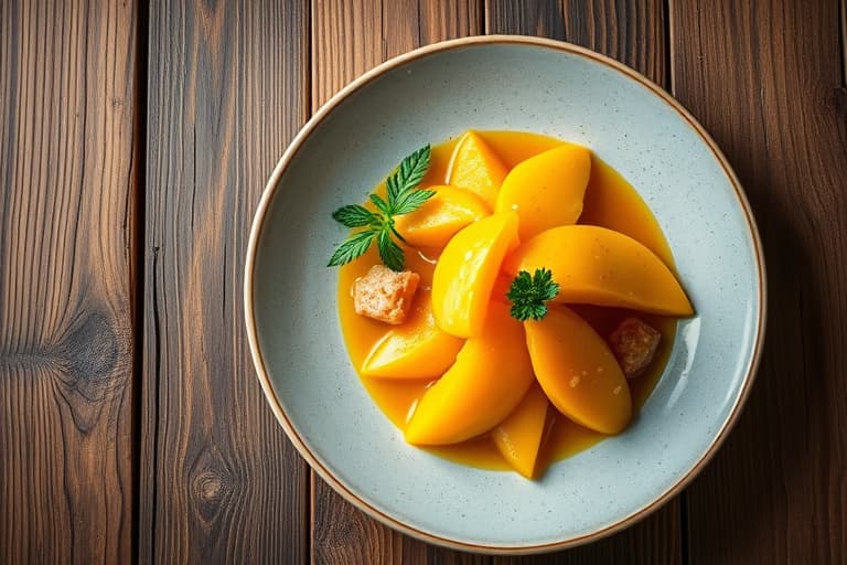 Mango- og ananasis-iskrempinner