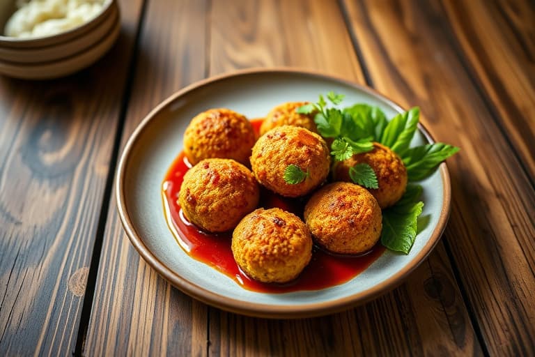 Bakte kalkuncroquetter